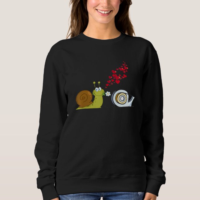 Camiseta Snails Snail Love Snail When a Snail Falls in Love (Frente)