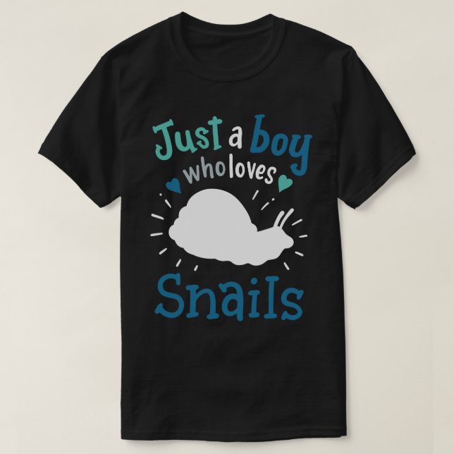 Camiseta Snails Snail Lover 2 (Frente do Design)