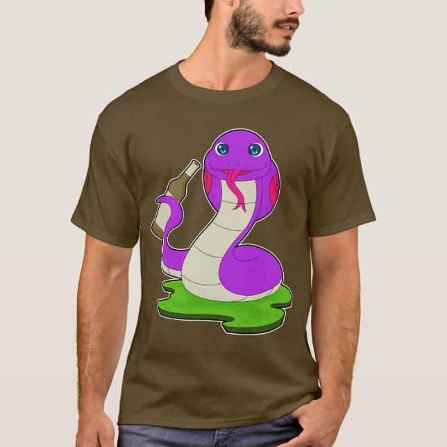 Camiseta Snake Bottle Beer (Frente)