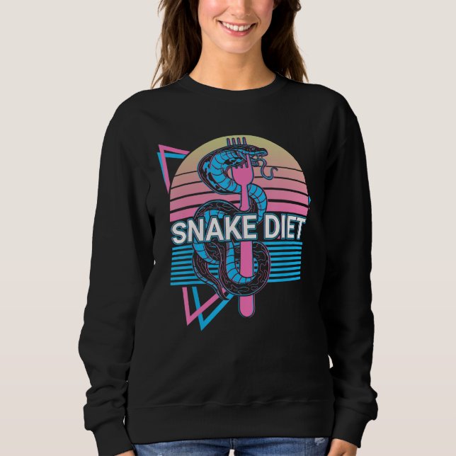 Camiseta Snake Diet Snake Lover Retro (Frente)