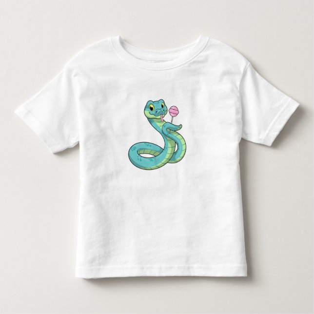 Camiseta Snake with Lollipop (Frente)