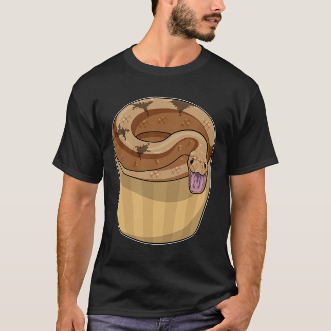 Camiseta Snake with Muffin (Frente)