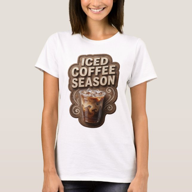 Camiseta Snappy Gold CAFÉ COM Gelo DESIGN TEMPORADA (Frente)