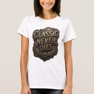Camiseta Snappy Gold CLASSIC NEVER DIES