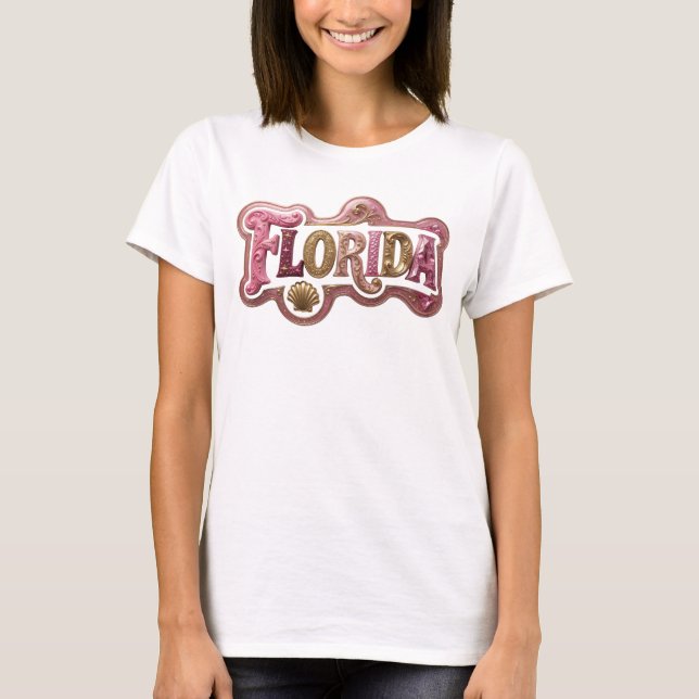 Camiseta Snappy Gold FLORIDA Statement (Frente)
