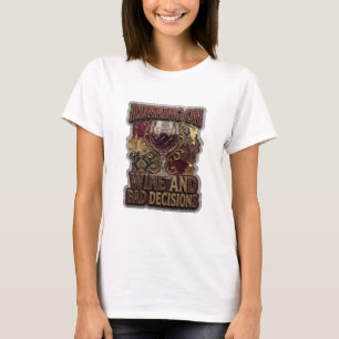 Camiseta Snappy Gold FUNCIONANDO COM VINHO E MAU JUIZO v2