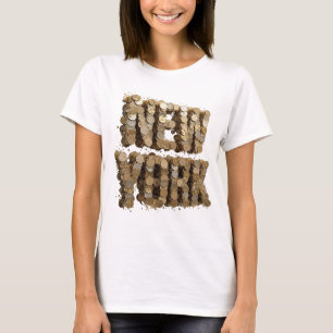 Camiseta Snappy Gold NEW YORK Design Gráfico