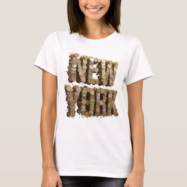 Camiseta Snappy Gold NEW YORK Design Gráfico (Frente)