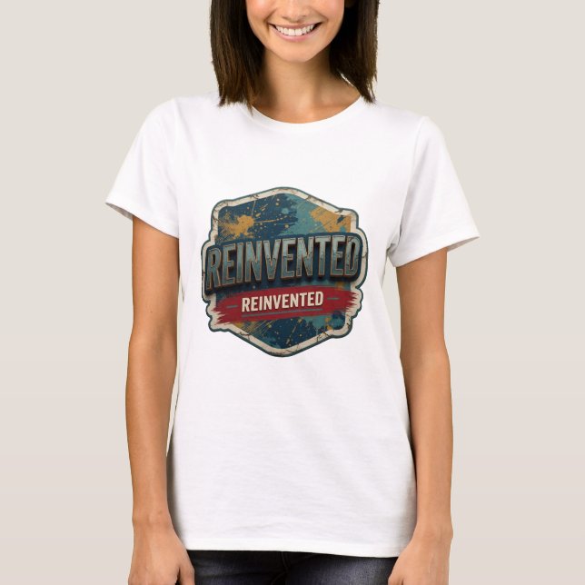 Camiseta Snappy Silver REINVENTED Statement (Frente)