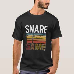 Camiseta Snare Jogo Armadilha Fio Longa Capa