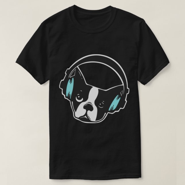 Camiseta Snarky Blue Puppy (Frente do Design)