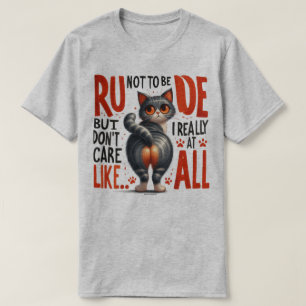 Camiseta Snarky Cat – Mal-humorada Como Não Me Imp