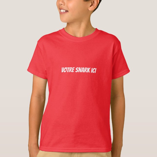 Camiseta Snarky French (Frente)
