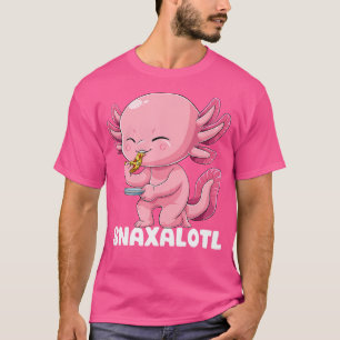 Camiseta Snaxalotl Axolotl Pizza Mexicana Salamander Walkin