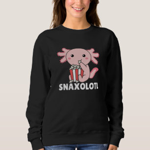 Camiseta Snaxolotl Axolotl Amante Animais Doce Pipoca