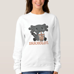 Camiseta Snaxolotl Axolotl Bubble Tea Amadurece Animais Doe