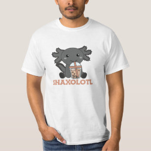 Camiseta Snaxolotl Axolotl Bubble Tea Amadurece Animais Doe