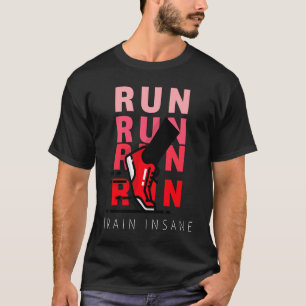 Camiseta Sne de projeção de Corrida de Workout Motivacional