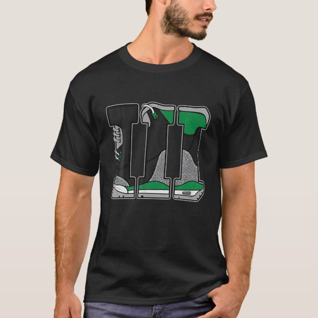 Camiseta Sneaker Match Tee Number 3 Match 3 Pine Green (Frente)