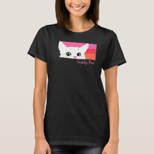 Camiseta Sneaky Peek Cat