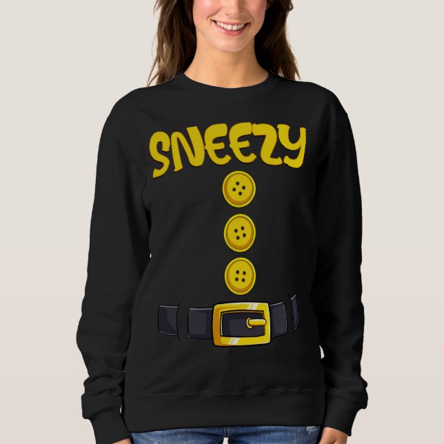 Camiseta Sneezy Halloween Dwarf Cox. (Frente)