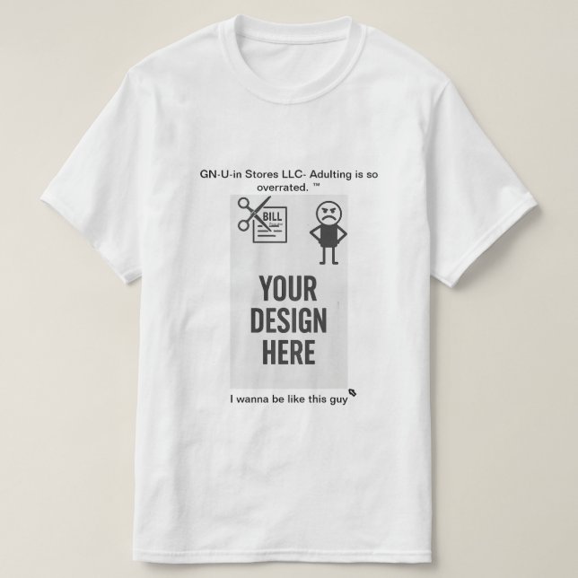 Camiseta "Snip the Stress" X Listas Personalizáveis (Frente do Design)