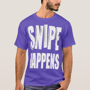 Camiseta Snipe Acontece Caça Engraçada
