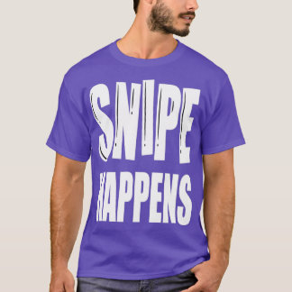 Camiseta Snipe Acontece Caça Engraçada