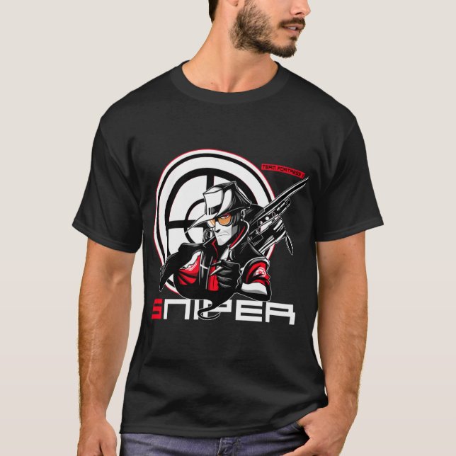 Camiseta Sniper funny girl (Frente)