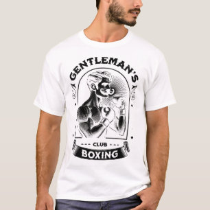 Camiseta #snirt Clube de Boxe Gentleman Retro Com Caixa Mot
