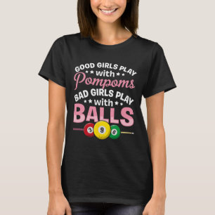 Camiseta Snooker D Girls Brincam Com Jogadores De Piscina R