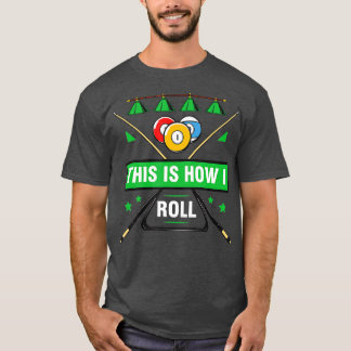 Camiseta Snooker de Mesa do Billiard Player