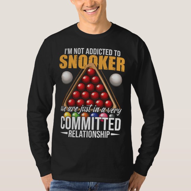 Camiseta Snooker Humor Snooker Player (Frente)