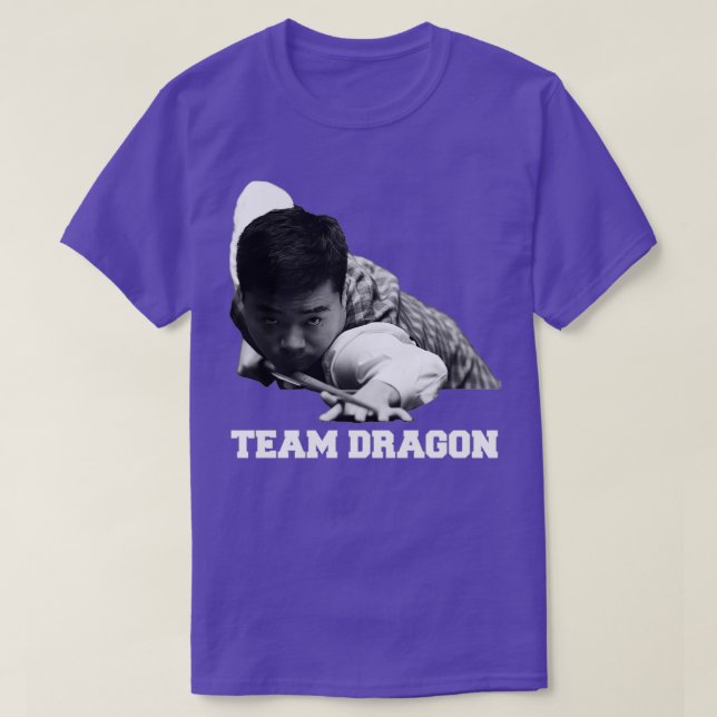Camiseta Snooker Team Dragon Ding Junhui Fans (Frente do Design)