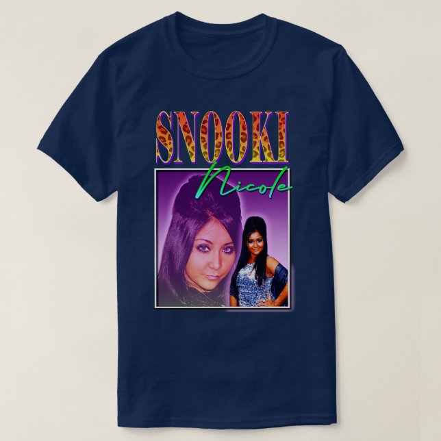 Camiseta Snooki Retro (Frente do Design)