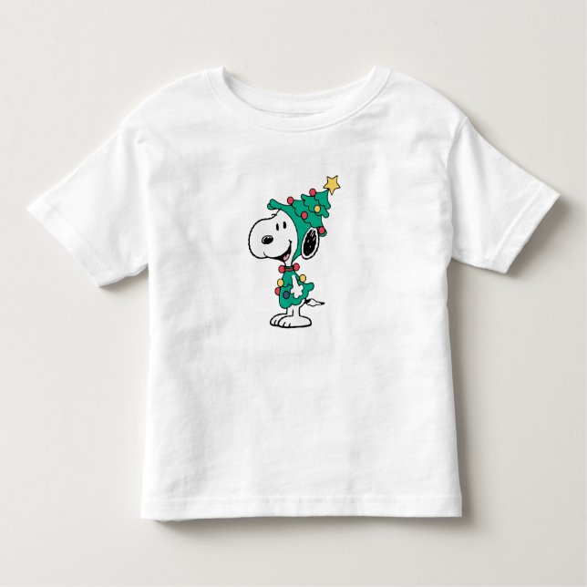 Camiseta snoopy christmas trees  (Frente)