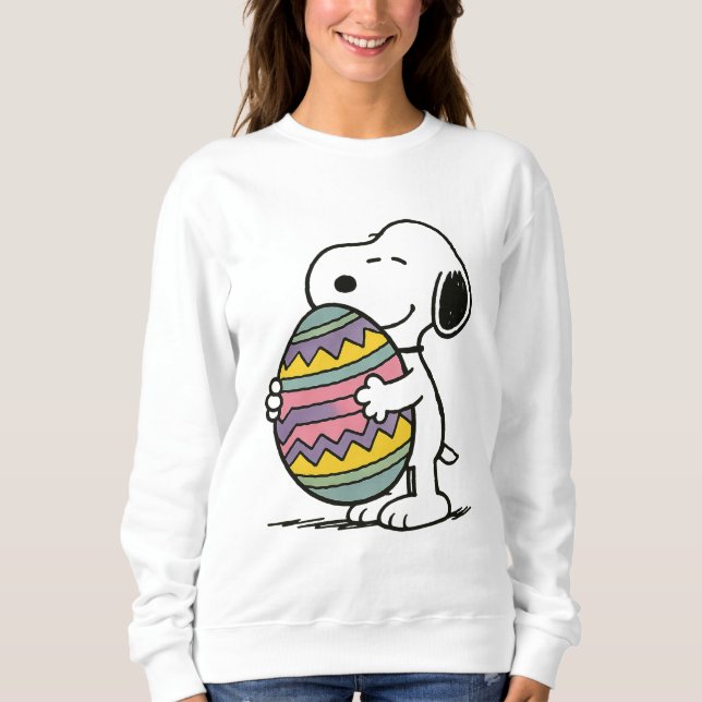 Camiseta Snoopy Deitado No Ovo De Páscoa (Frente)