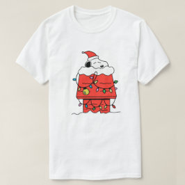 Camiseta snoopy dormindo no inverno