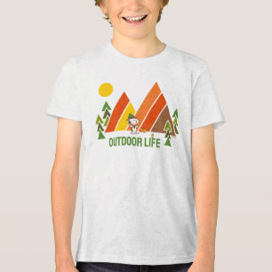 Camiseta Snoopy Escoteiro - Excelente ao ar livre