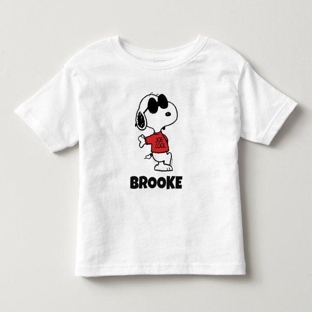 Camiseta Snoopy "Joe Cool" em Pé (Frente)