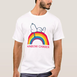 Camiseta Snoopy   Sonho em arco-íris a cores