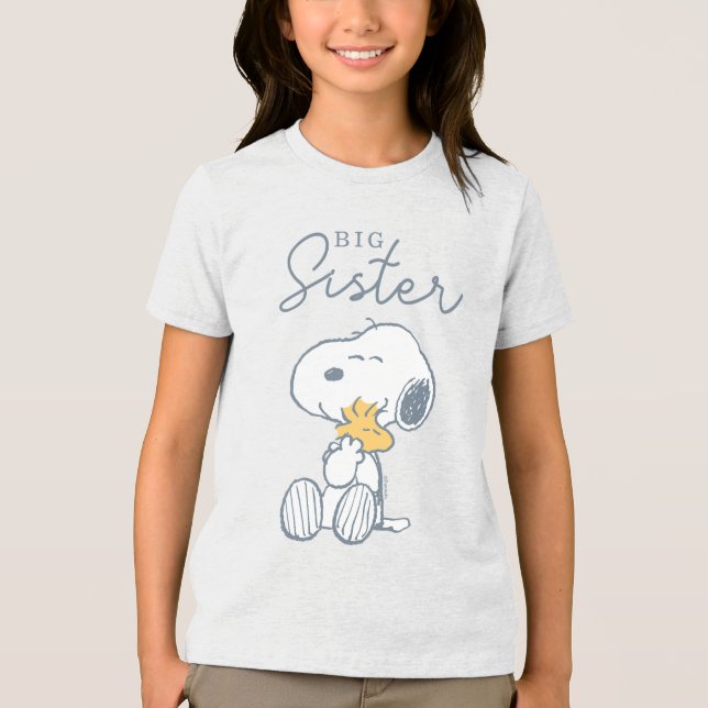 Camiseta Snoopy & Woodstock | Chás de Bebê Lua Cheia (Frente)