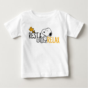 Camiseta Snoopy & Woodstock   Dias Preguiçosos