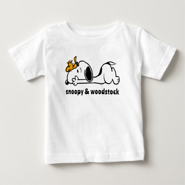 Camiseta Snoopy & Woodstock | Sorriso Rindo (Frente)
