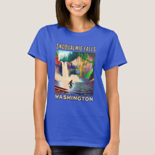 Camiseta Snoqualmie Cai Shirt Washington, Sasquatch