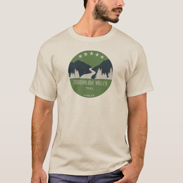 Camiseta Snoqualmie Valley Trail Washington (Frente)