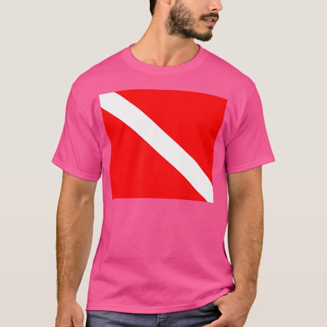 Camiseta Snor de mergulho Snorkeling do mergulhador de sina (Frente)