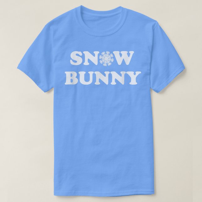 Camiseta Snow Bunny Winter Sports (Frente do Design)