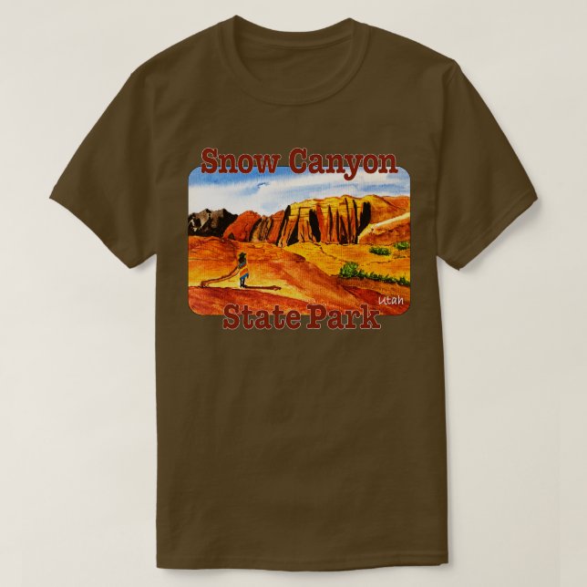 Camiseta Snow Canyon State Park Utah (Frente do Design)