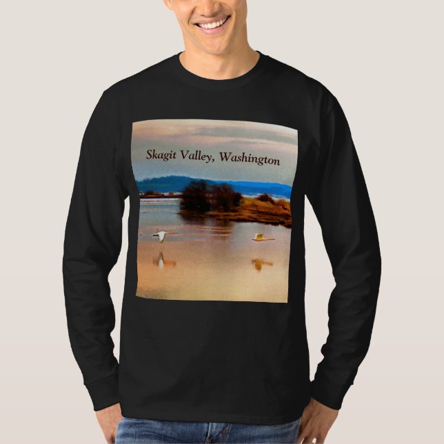 Camiseta Snow Geese em Skagit Valley (Frente)